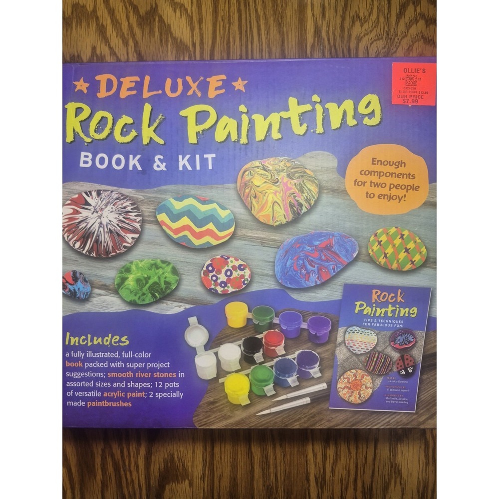 Deluxe ROCK PAINTING BOOK & KIT